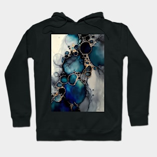 Deep Soul - Abstract Alcohol Ink Resin Art Hoodie